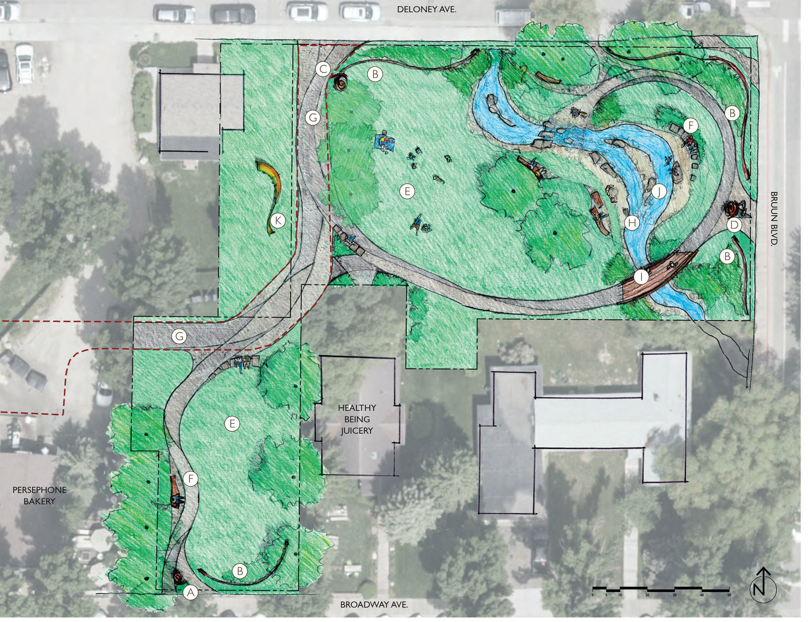 Genevieve green space rendering